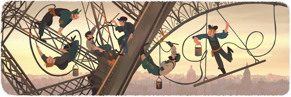 126 aniversario de la apertura al público de la Torre Eiffel