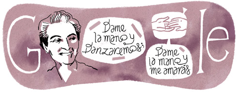 126º aniversario del nacimiento de Gabriela Mistral